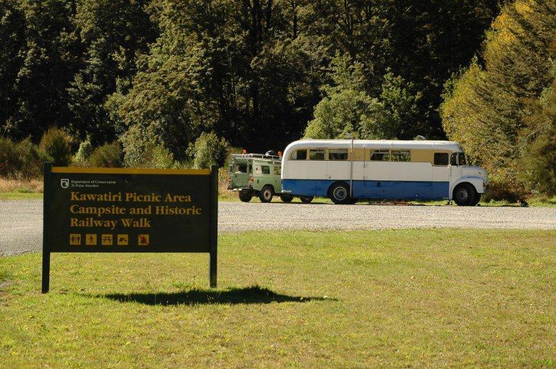 Our bus at Kawatiri